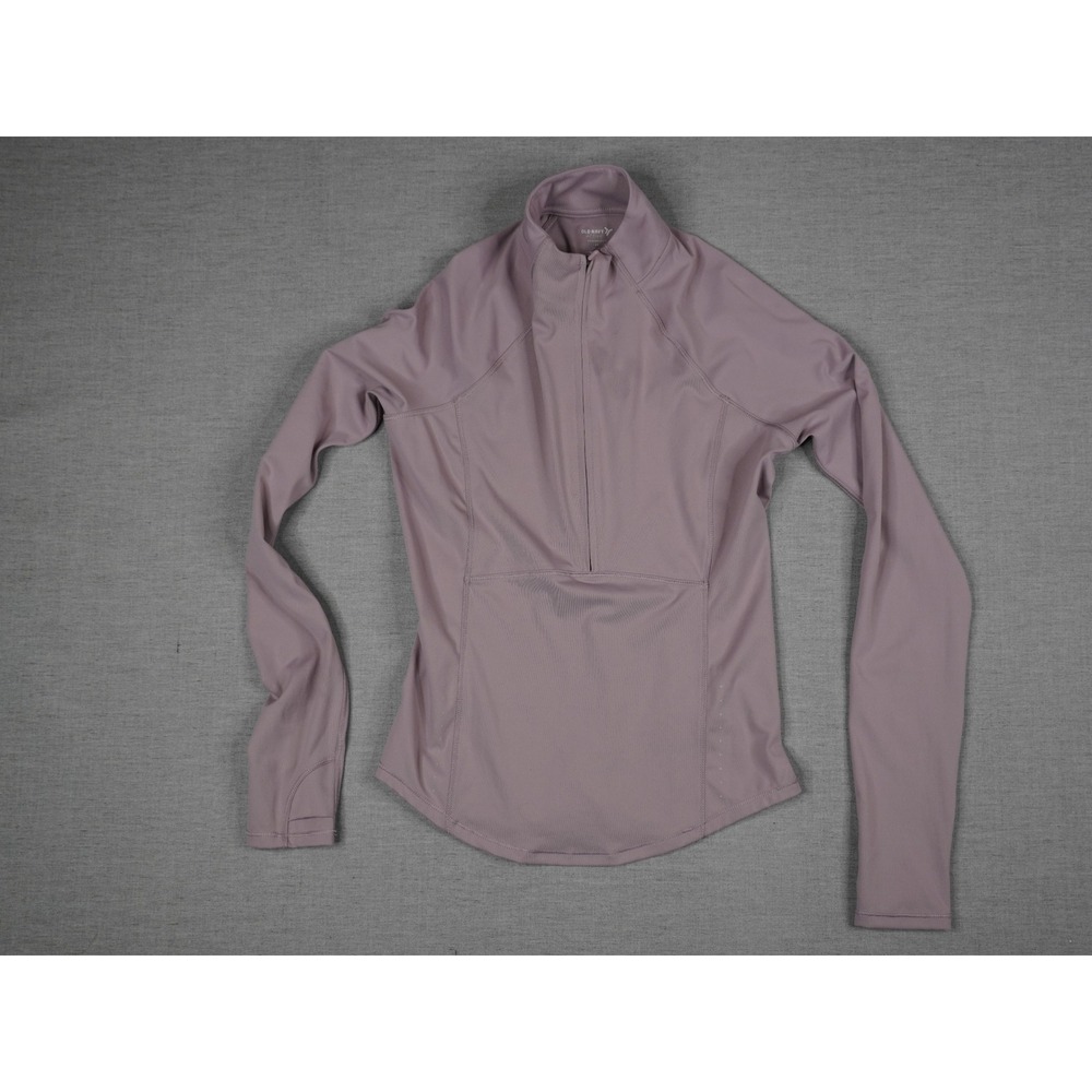 Old Navy Active Powersoft Go-Dry Quarter Zip Pullover Mauve Purple Womens‎ XS